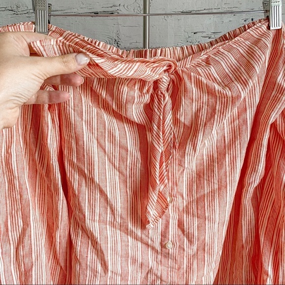 Free People Womens Hello There Beautiful Knit Blouse, Orange - Picture 7 of 10